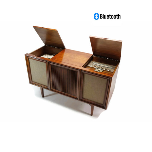 The Vintedge Co™ - MOTOROLA 3-Channel Mid Century Record Player Changer Stereo Console