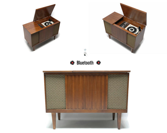 The Vintedge Co™ - DuMont Petite Mid Century Stereo Console Record Player Changer