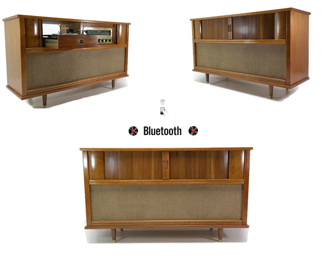 The Vintedge Co™ - CURTIS MATHES 50s 60s Mid Century Record Player Changer Stereo Console