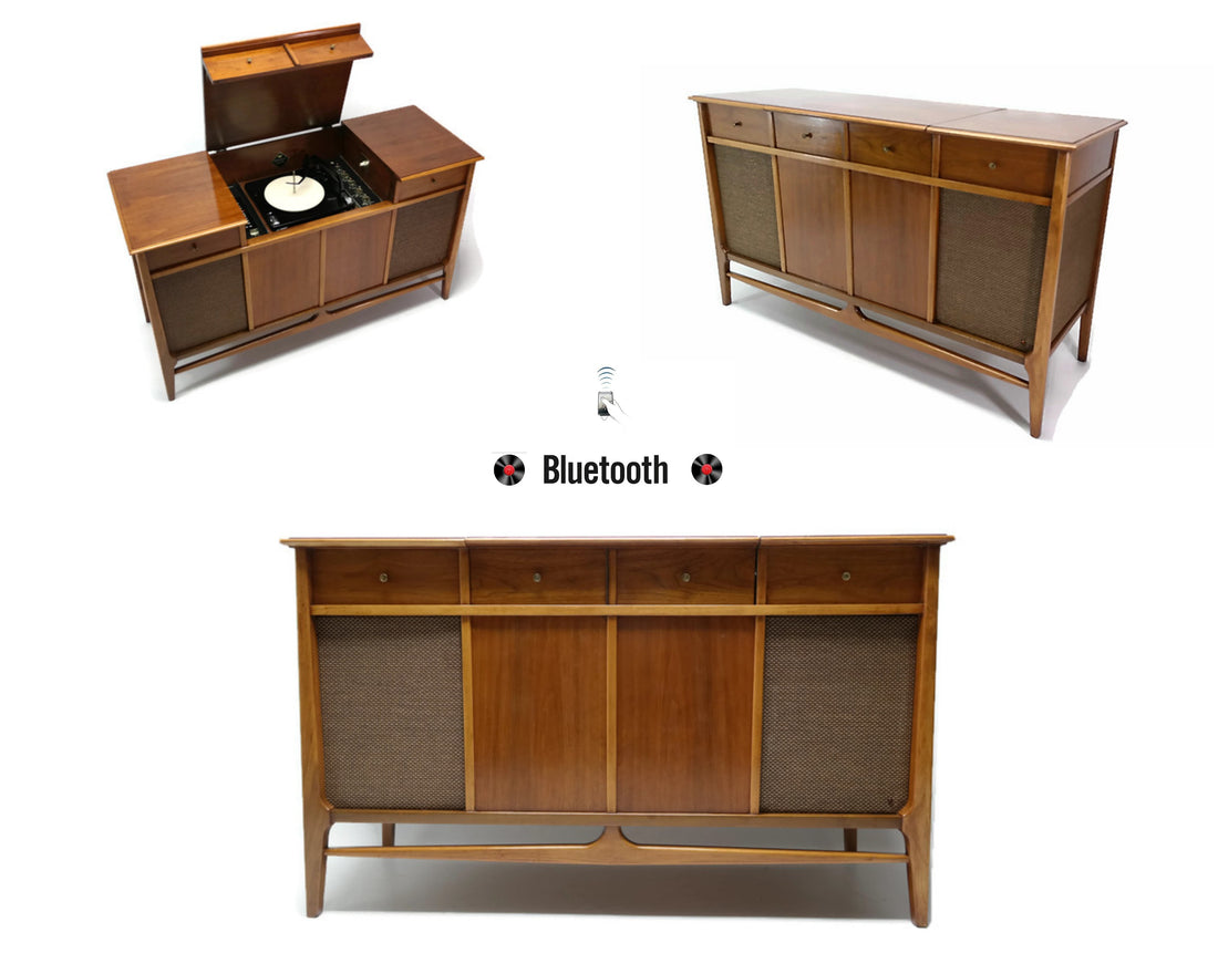The Vintedge Co™ - AIRLINE Vintage 50s 60s Record Player Changer Stereo Console
