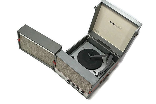 The Vintedge Co™ - COLUMBIA 50s 60s Portable Turntable Record Player Stereo