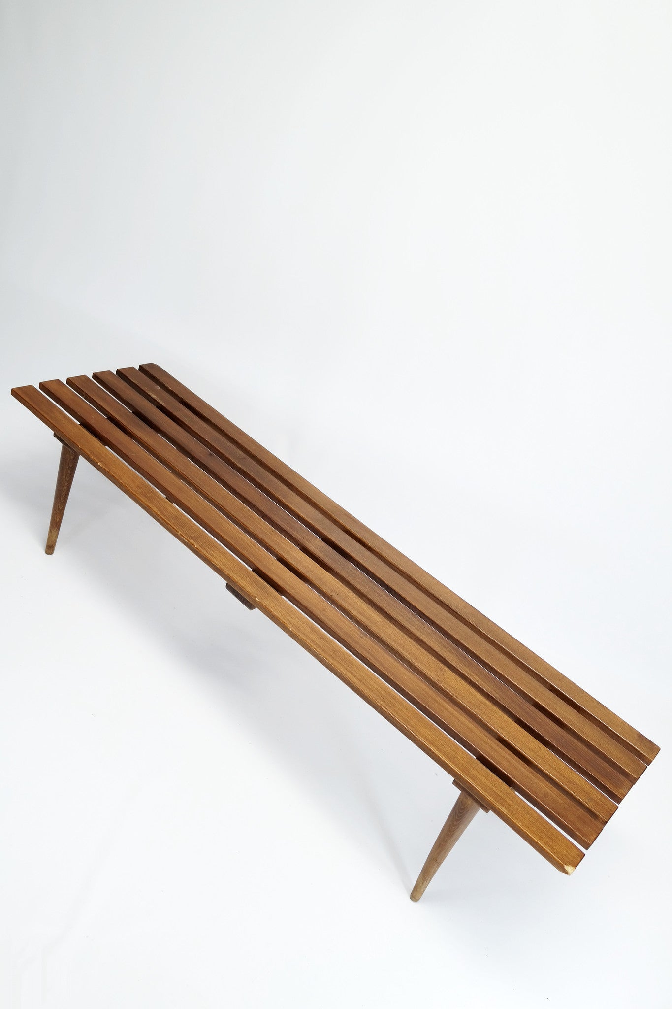 SOLD | Mid Century 60's Slat Coffee Table The Vintedge Co.