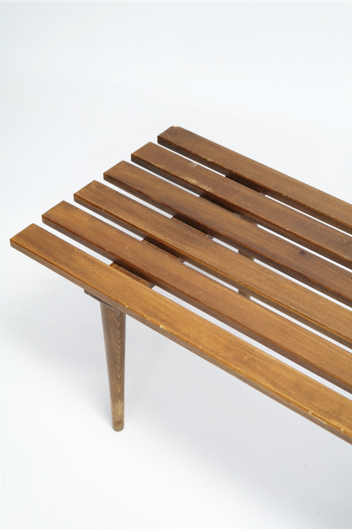 SOLD | Mid Century 60's Slat Coffee Table The Vintedge Co.