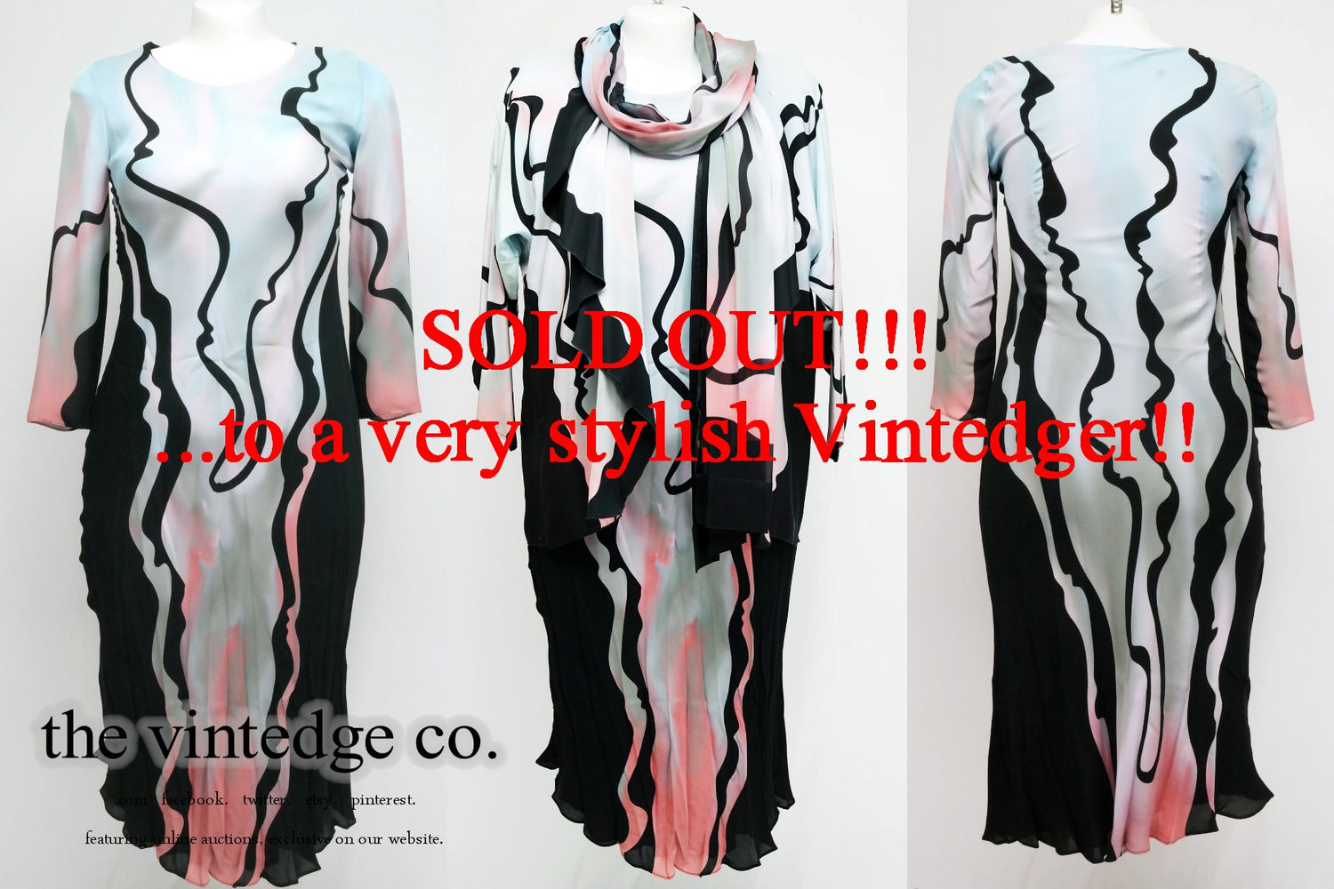 SOLD - Louise Blumberg Dress The Vintedge Co.