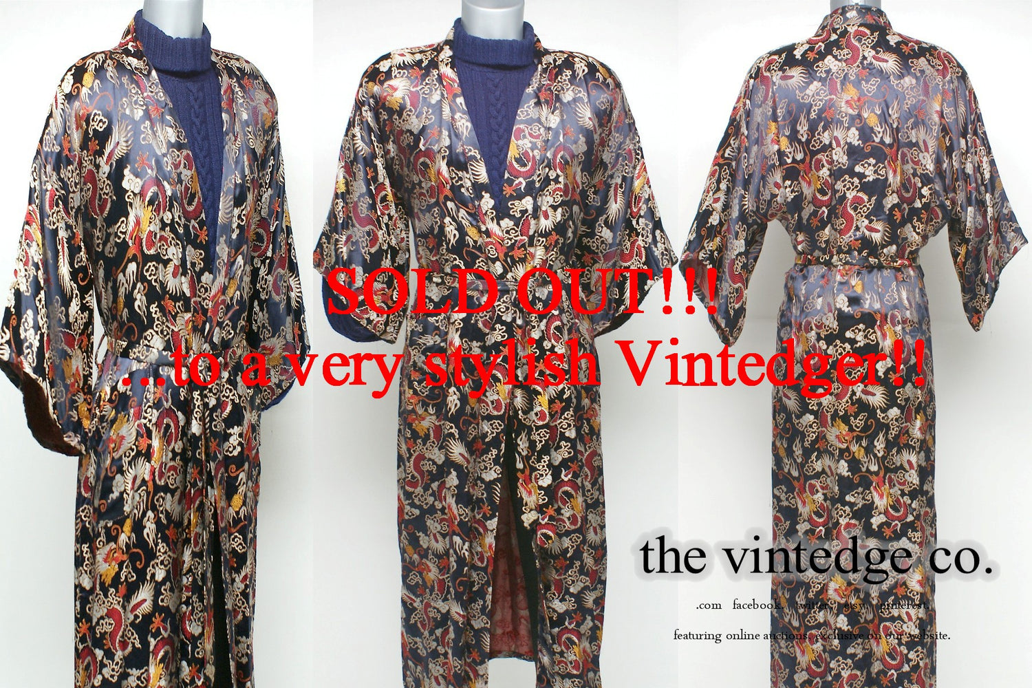SOLD - Vintage Mens Robe The Vintedge Co.