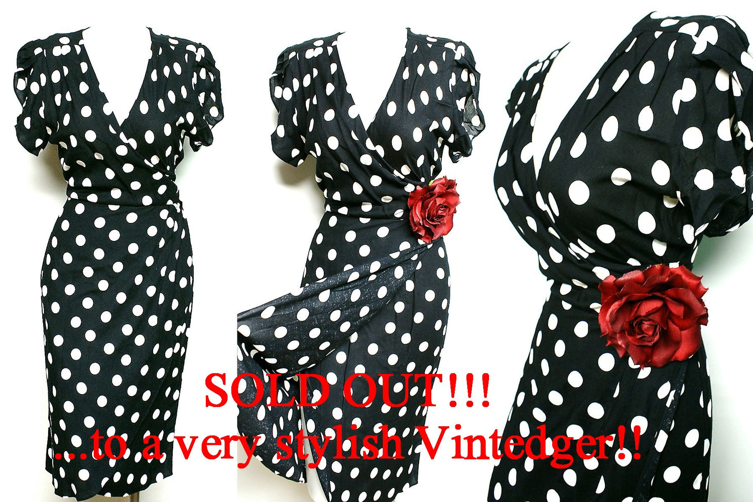 SOLD - Retro 40s Dress The Vintedge Co.