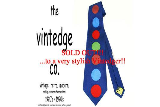 SOLD - Mens Silk Tie The Vintedge Co.