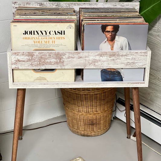 DUAL DISPLAY Record Album Storage Stand | FARMHOUSE-M The Vintedge Co.