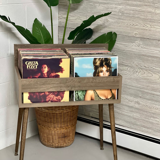 DUAL DISPLAY Record Album Storage Stand | ASHE-M The Vintedge Co.