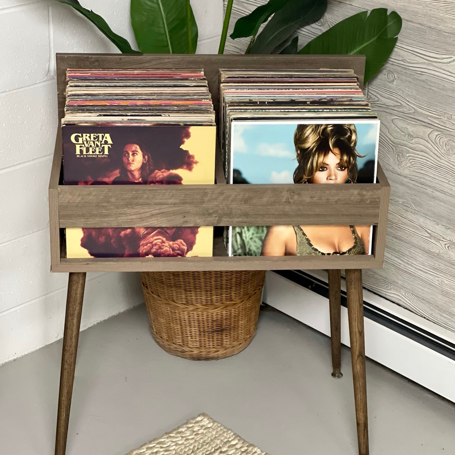 DUAL DISPLAY Record Album Storage Stand | ASHE-M The Vintedge Co.