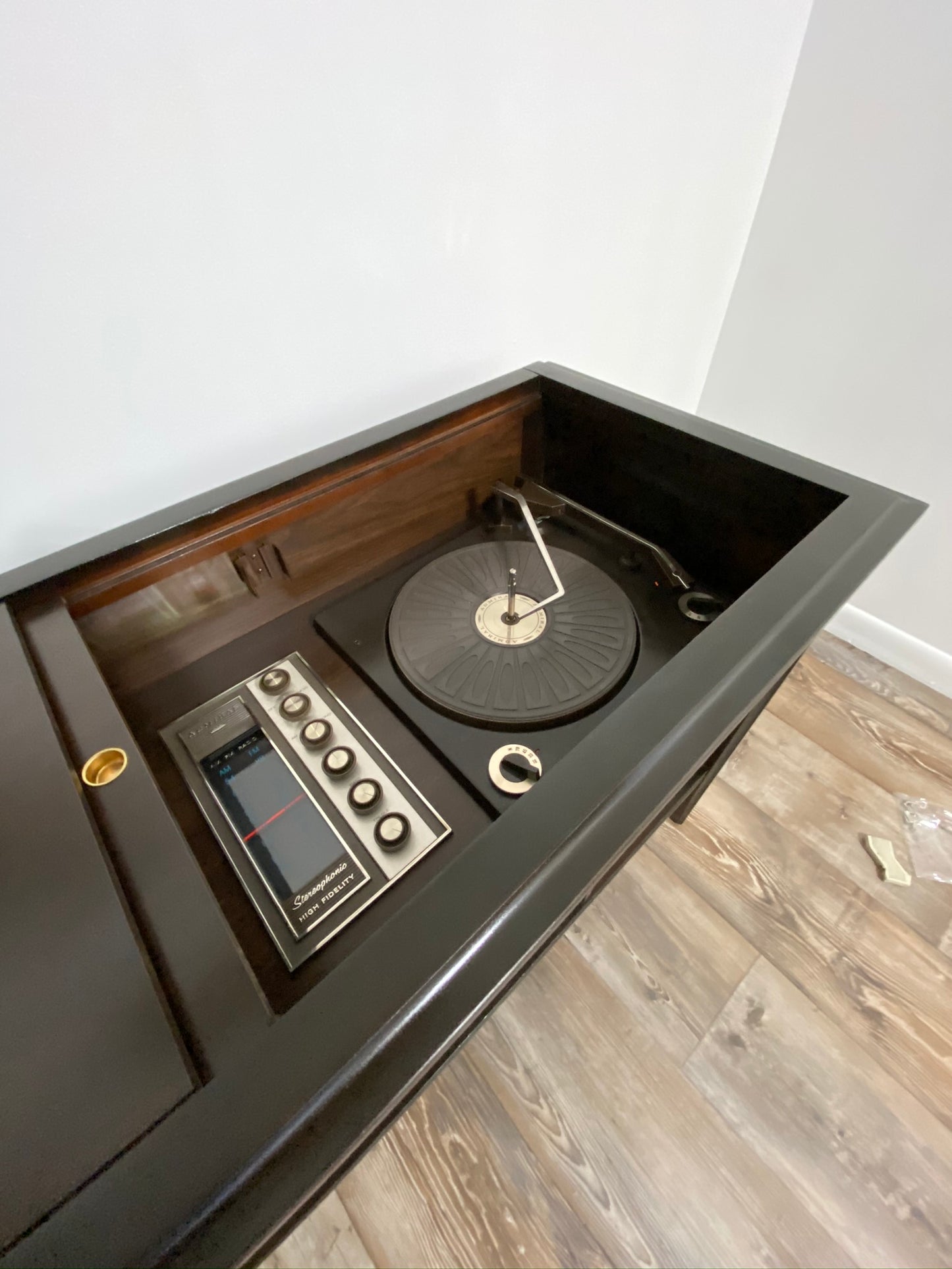 **SOLD OUT**  ADMIRAL Vintage Stereo Console 60s Record Player Changer AM FM Bluetooth Alexa The Vintedge Co.