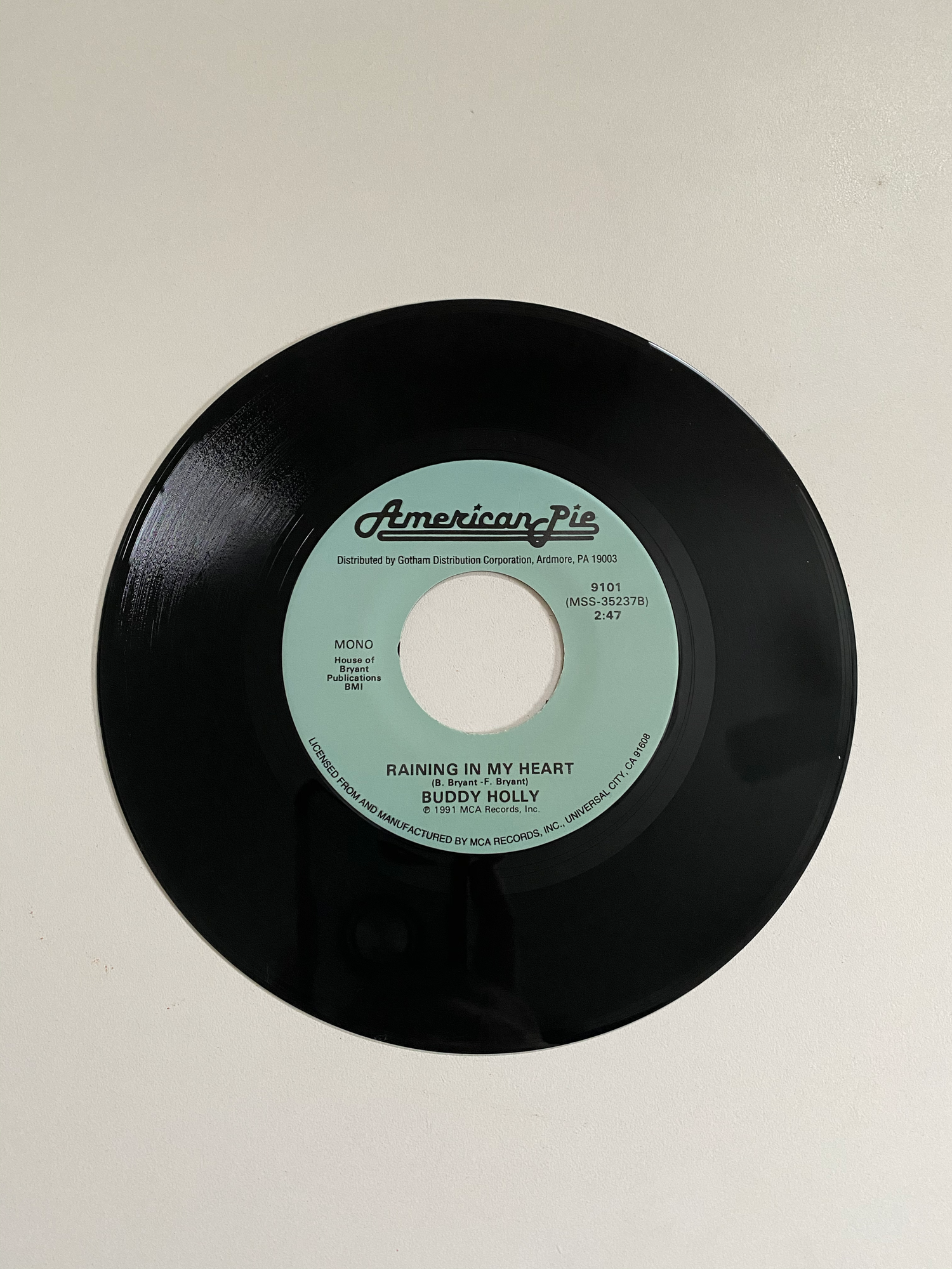 Buddy Holly - Rave On | 45 The Vintedge Co.