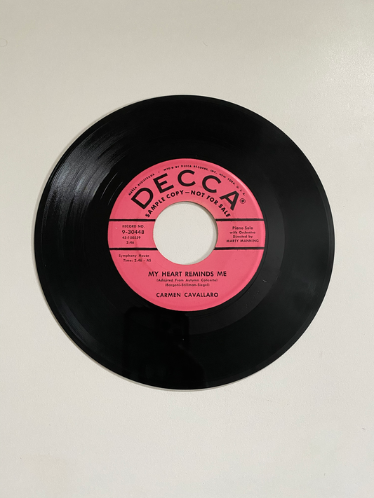 Carmen Cavallaro and His Orchestra - An Affair to Remember | 45 The Vintedge Co.