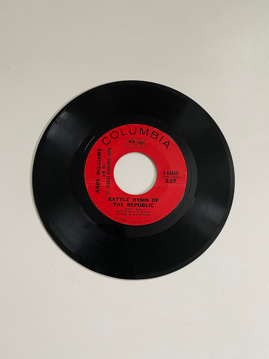 Andy Williams with the St. Charles Borromeo Choir - Battle Hymn of the Republic | 45 The Vintedge Co.