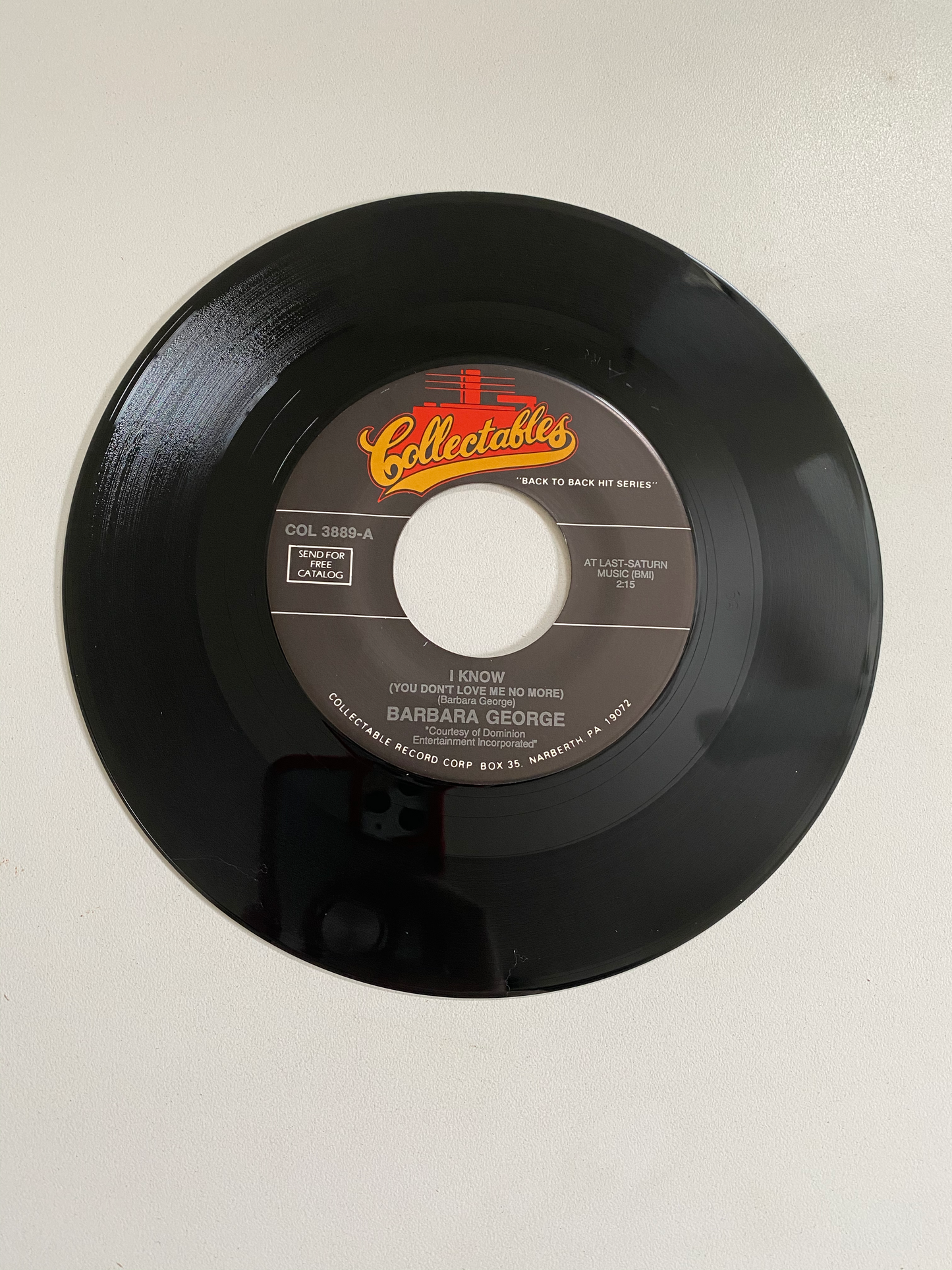 Barbara George - I Know (You Don't Love Me Anymore) | 45 The Vintedge Co.