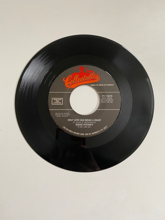 Gene Pitney - Only Love Can Break A Heart | 45 The Vintedge Co.