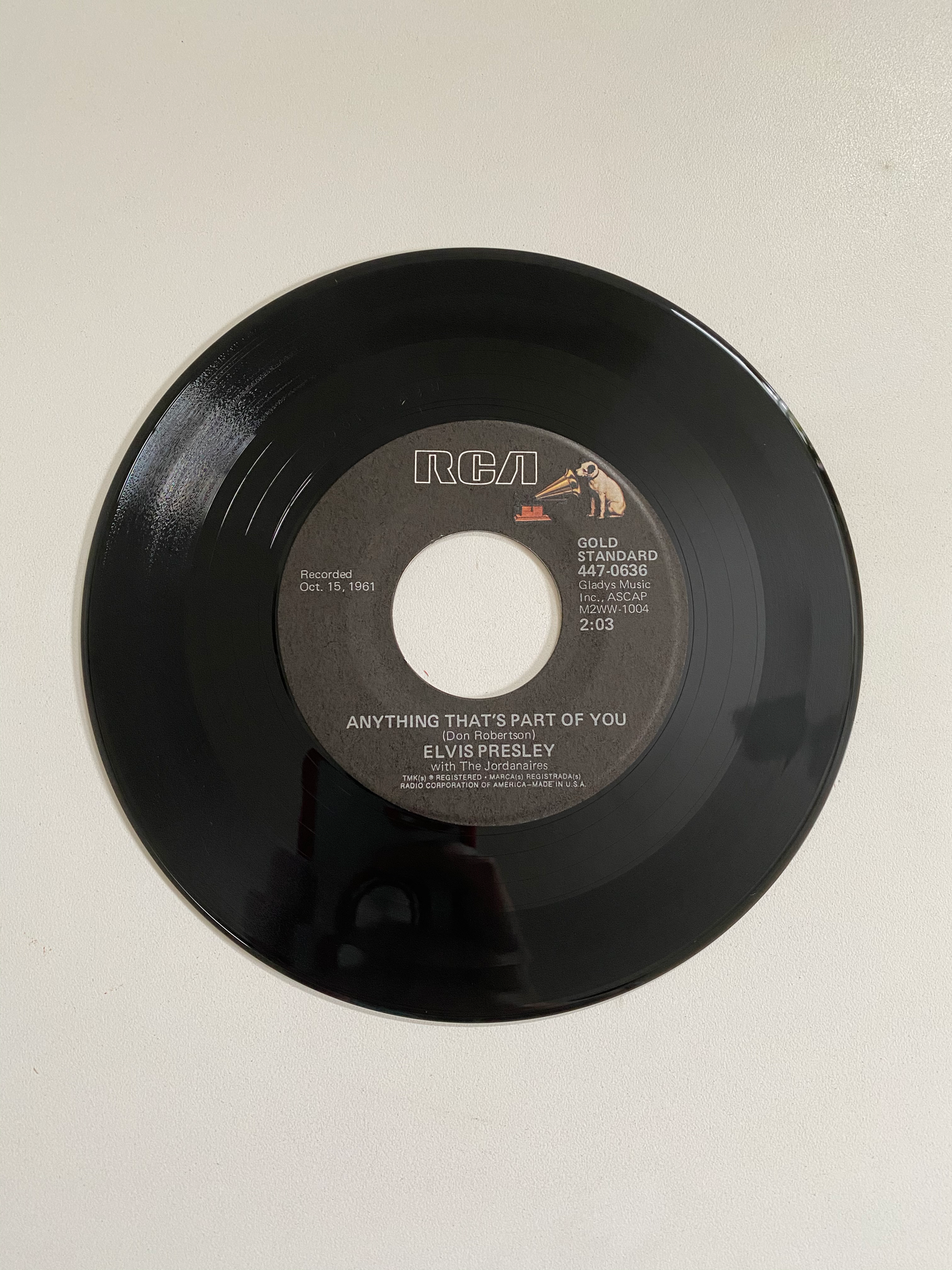 Elvis Presley - Anything That's Part of You | 45 The Vintedge Co.