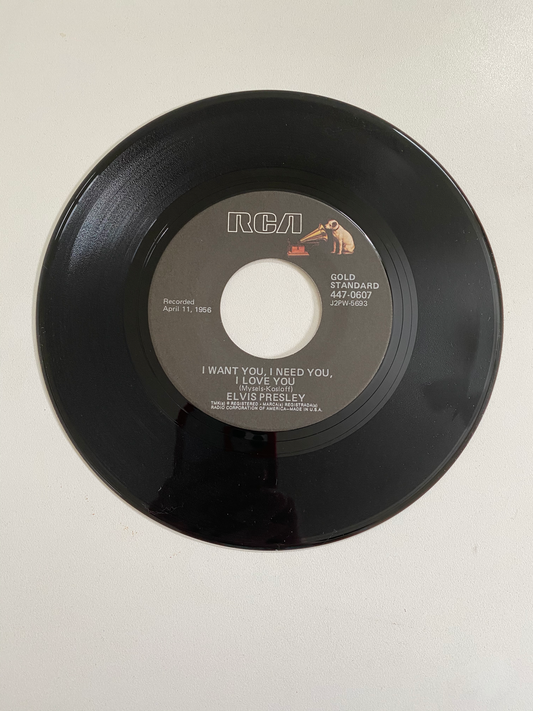 Elvis Presley - I Want You, I Need You, I Love You | 45 The Vintedge Co.