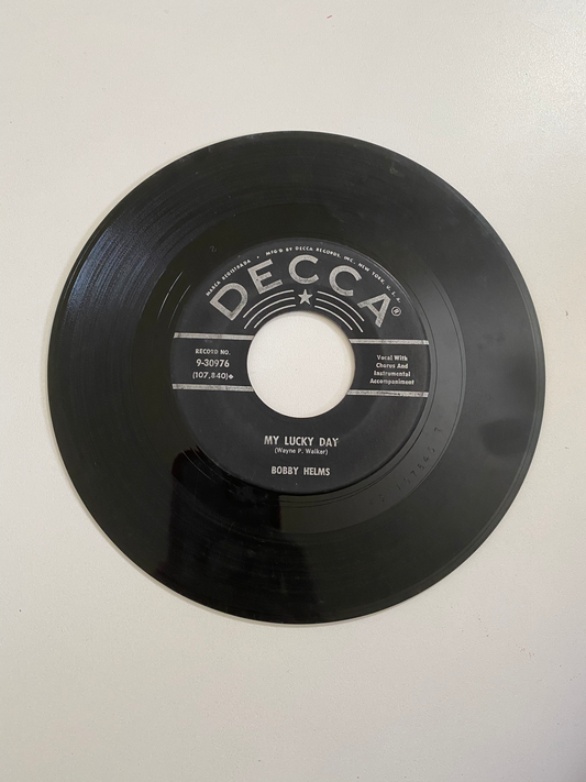 Bobby Helms - My Lucky Day | 45 The Vintedge Co.