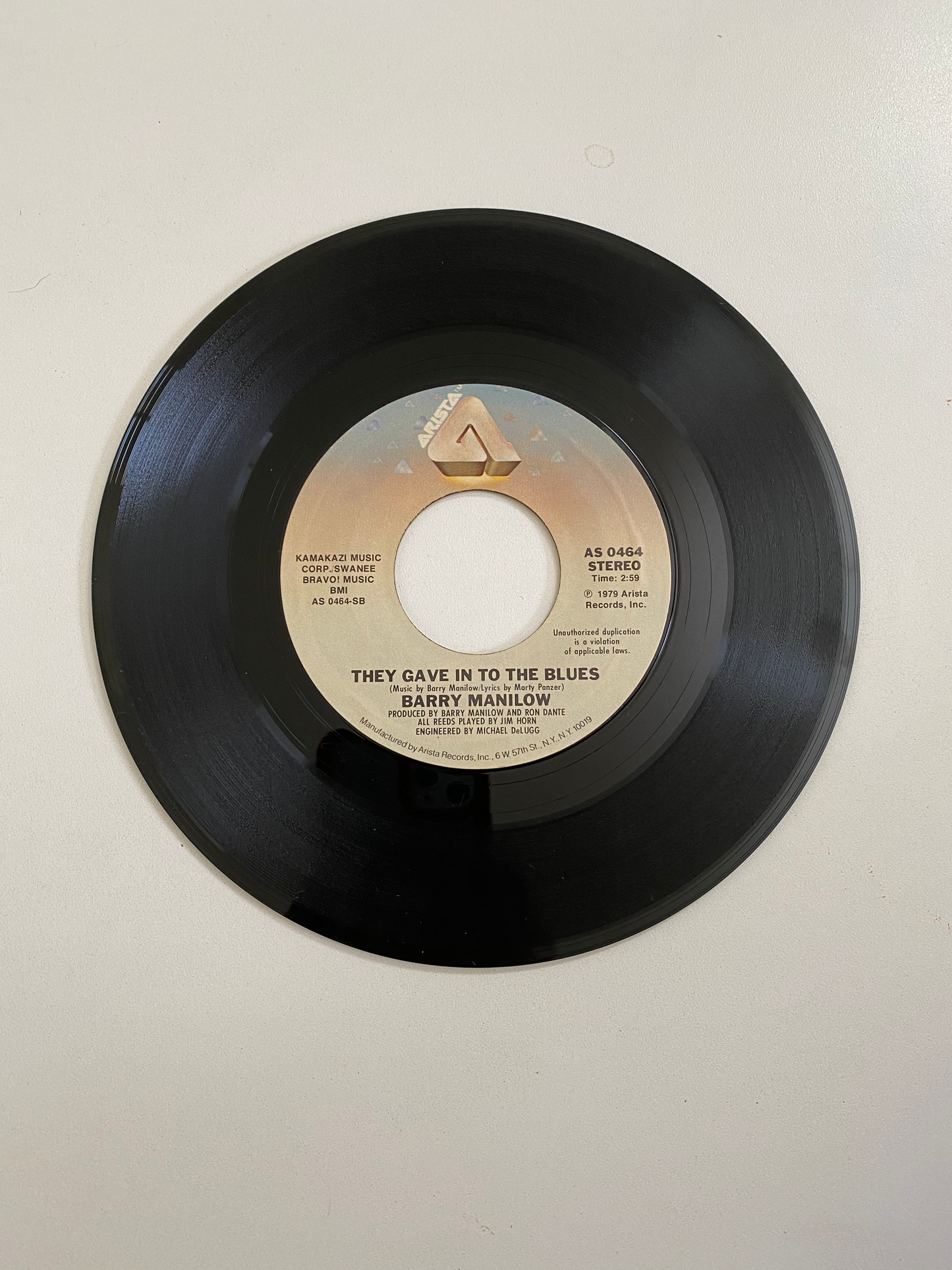 Barry Manilow - Ships | 45 The Vintedge Co.