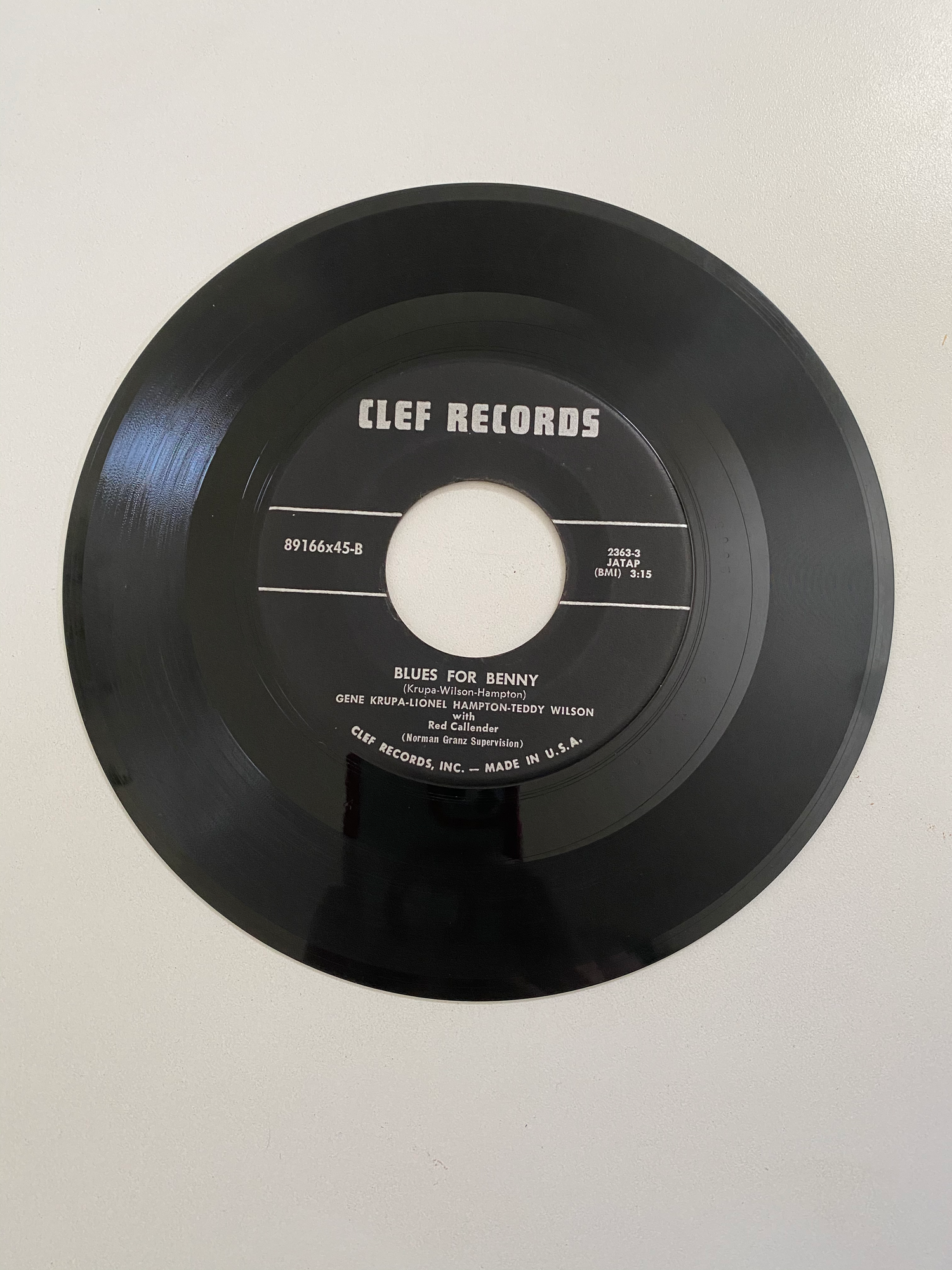 Gene Krupa, Lionel Hampton, Teddy Wilson - Moonglow | 45 The Vintedge Co.