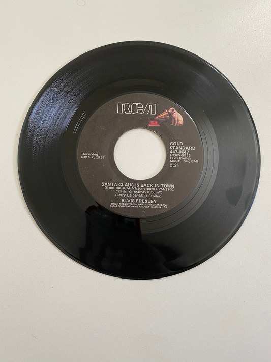 Elvis Presley - Blue Christmas | 45 The Vintedge Co.