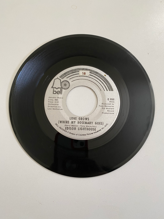 Edison Lighthouse - Love Grows (Where My Rosemary Grows) | 45 The Vintedge Co.