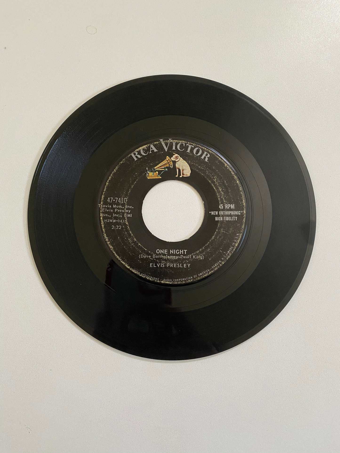 Elvis Presley - One Night | 45 The Vintedge Co.