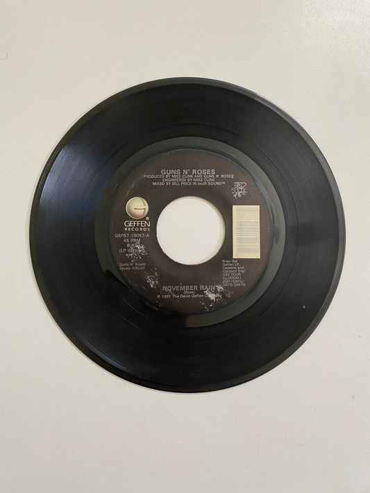 Guns N' Roses - November Rain | 45 The Vintedge Co.