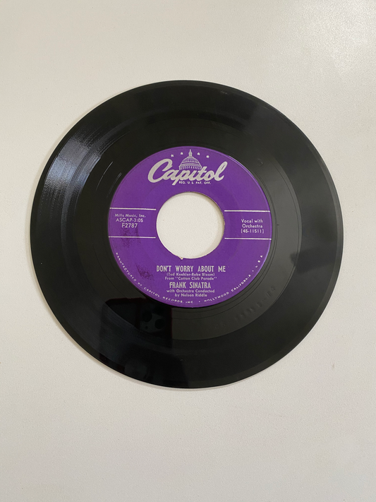 Frank Sinatra - Don't Worry About Me | 45 The Vintedge Co.