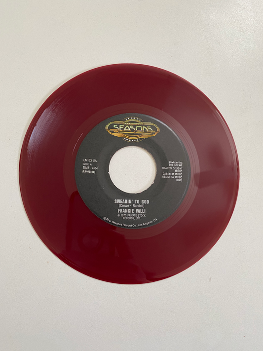 Frankie Valli - Swearin' to God | 45 The Vintedge Co.