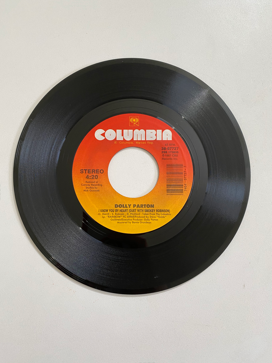 Dolly Parton & Smokey Robinson - I Know You by Heart | 45 The Vintedge Co.