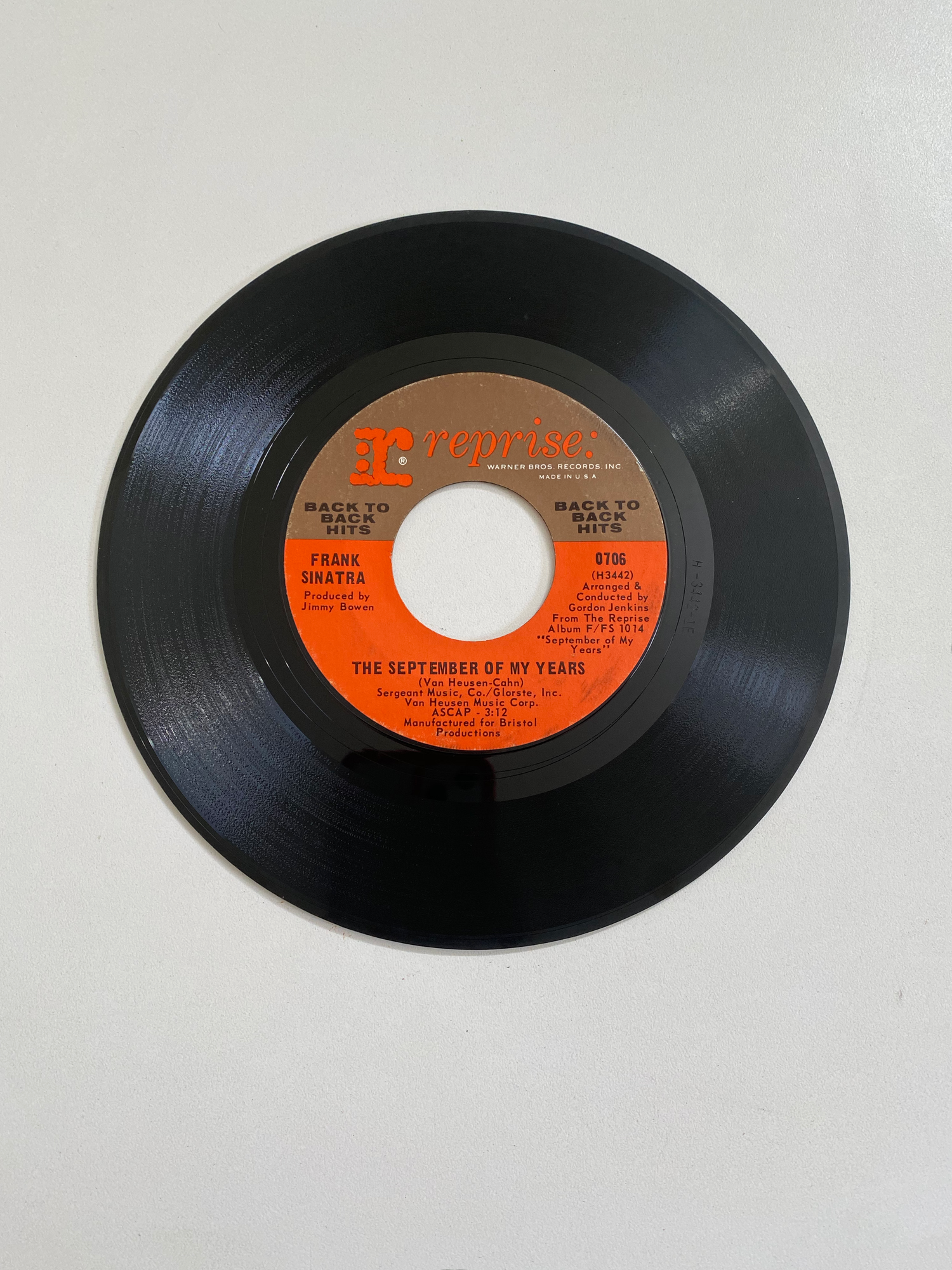 Frank Sinatra - The September of My Years | 45 The Vintedge Co.