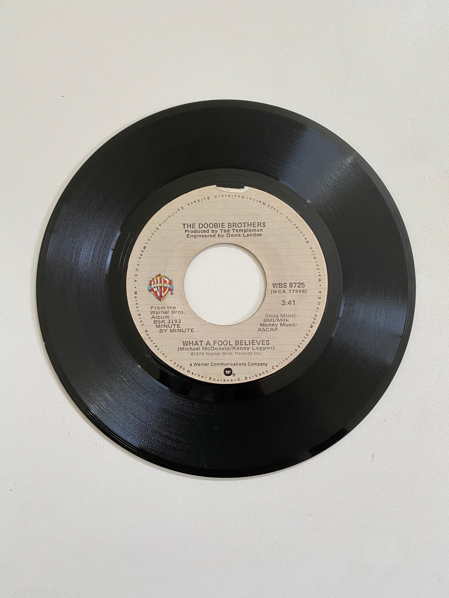 Doobie Brothers, The - What A Fool Believes | 45 The Vintedge Co.