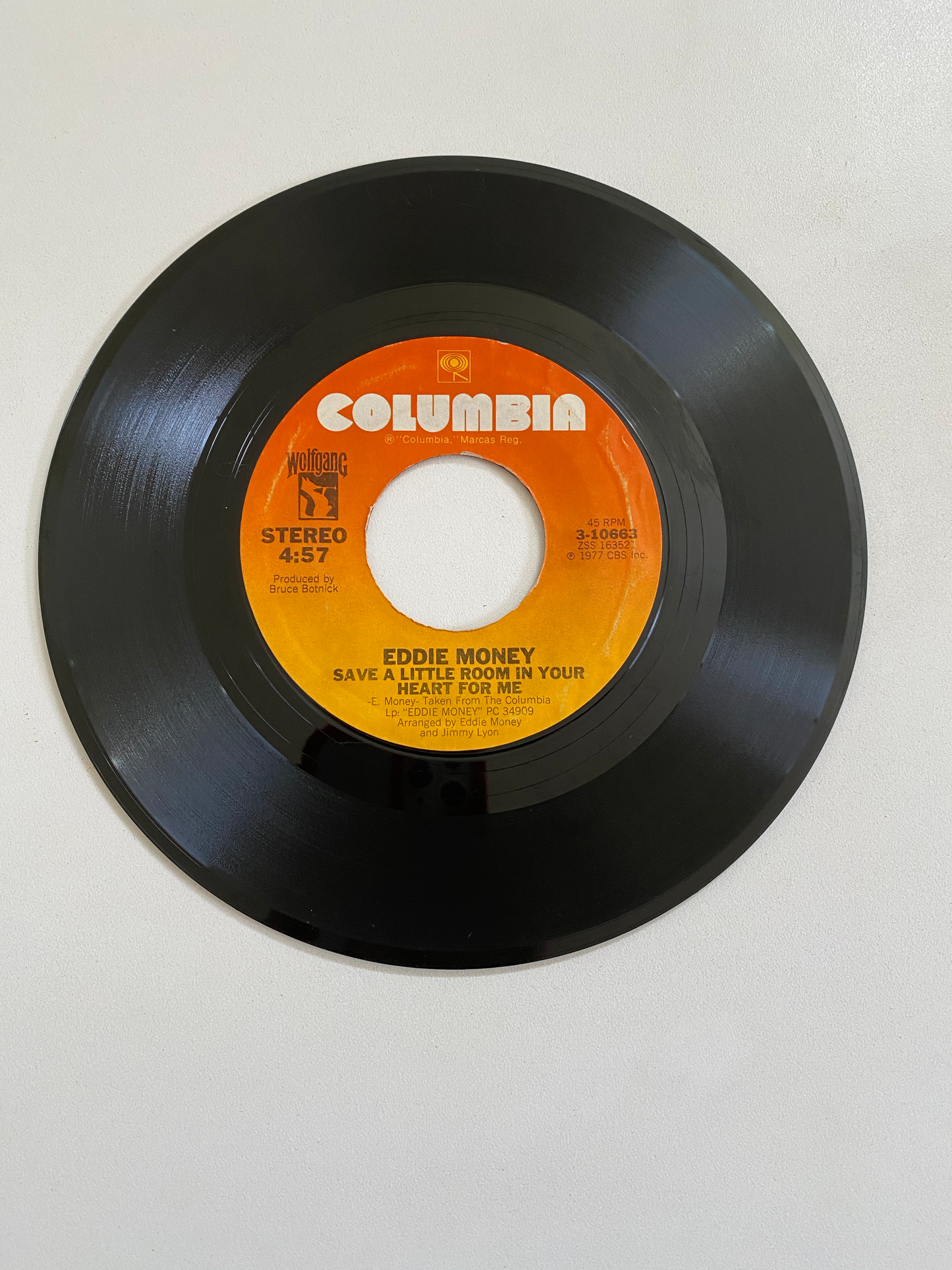Eddie Money - Save a Little Room in Your Heart for Me | 45 The Vintedge Co.