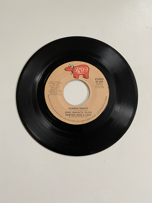John Travolta, Olivia Newton-John & Cast - Summer Nights | 45 The Vintedge Co.
