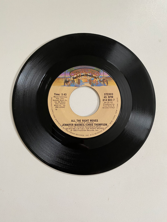 Jennifer Warnes & Chris Thompson - All The Right Moves | 45 The Vintedge Co.