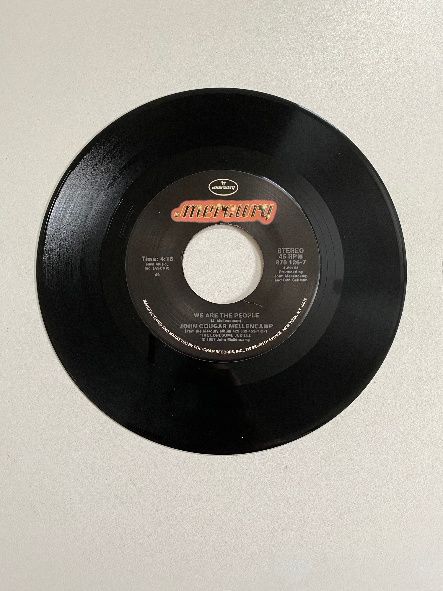 John Cougar Mellencamp - Check It Out | 45 The Vintedge Co.