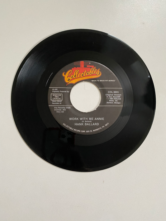 Hank Ballard - Work With Me Annie | 45 The Vintedge Co.