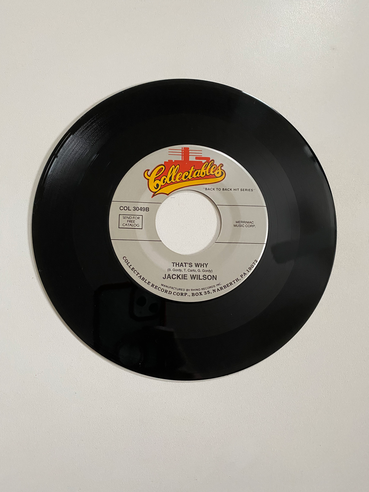Jackie Wilson - To Be Loved | 45 The Vintedge Co.