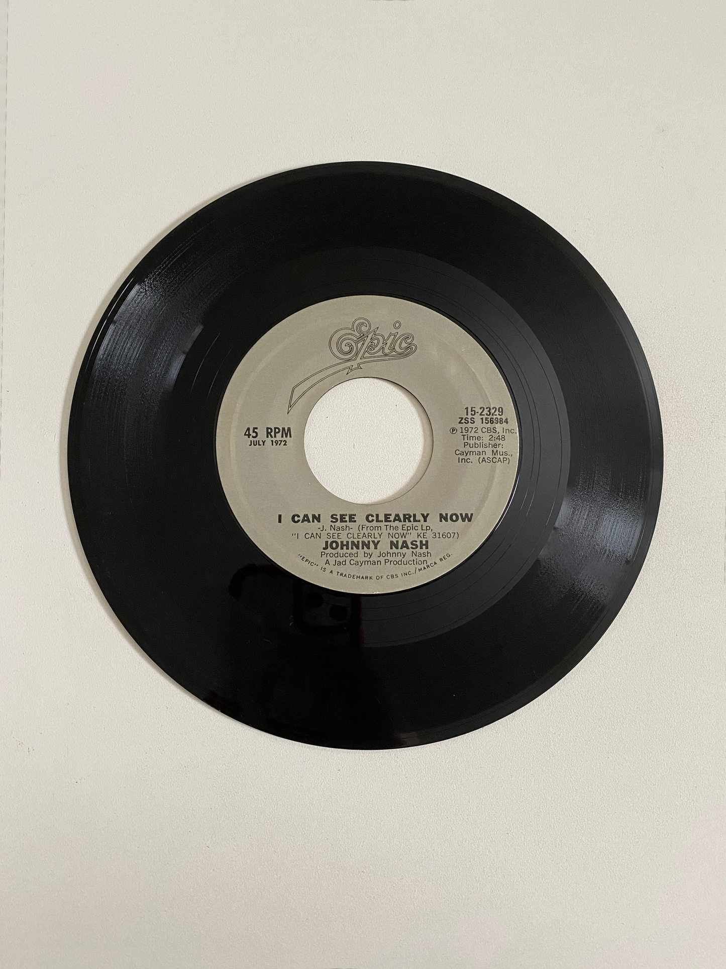 Johnny Nash - Stir It Up | 45 The Vintedge Co.