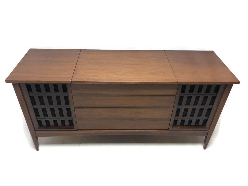 **SOLD OUT** CLAIRTONE Mid Century Vintage Record Player Changer Stereo Console - Bluetooth The Vintedge Co.