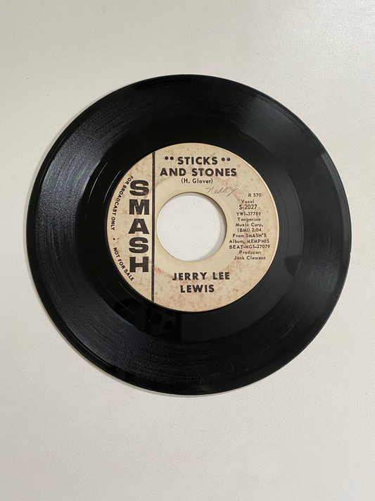 Jerry Lee Lewis - Sticks and Stones | 45 The Vintedge Co.