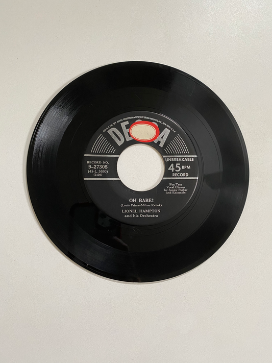 Lionel Hampton and his Orchestra - Who Cares | 45 The Vintedge Co.