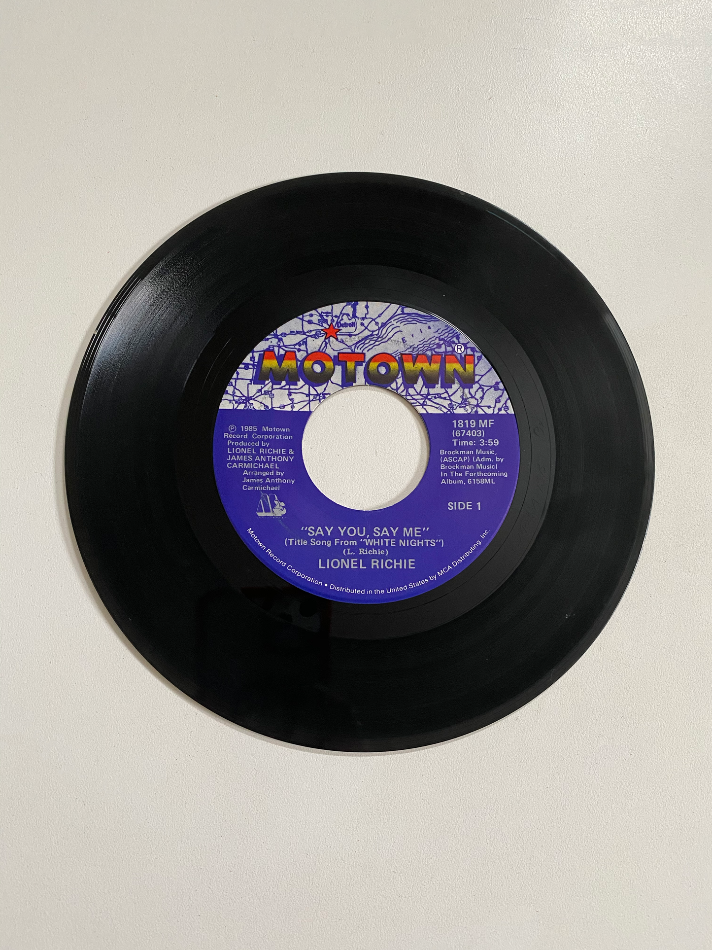 Lionel Richie - Say You, Say Me | 45 The Vintedge Co.