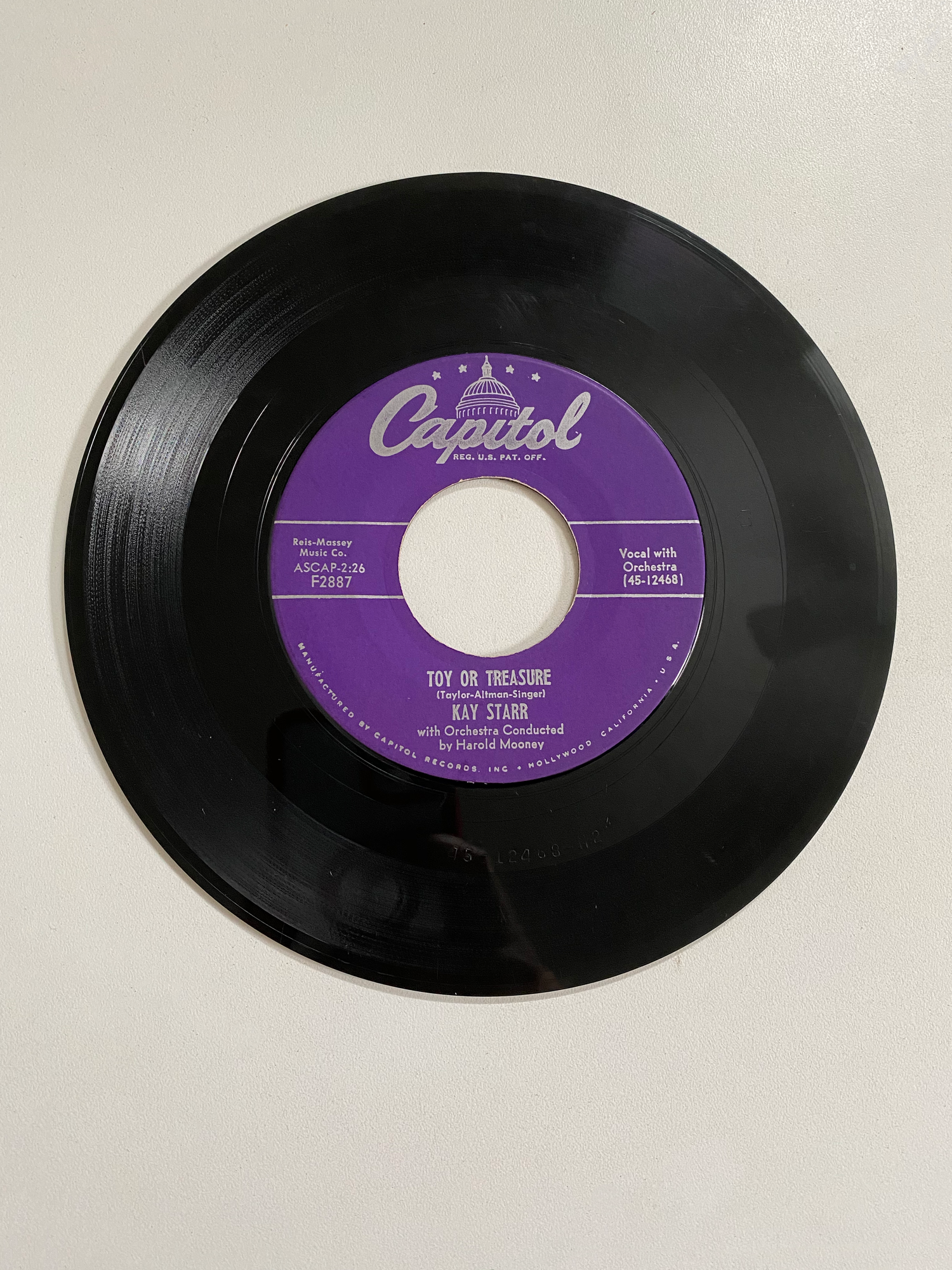 Kay Starr - Toy or Treasure | 45 The Vintedge Co.