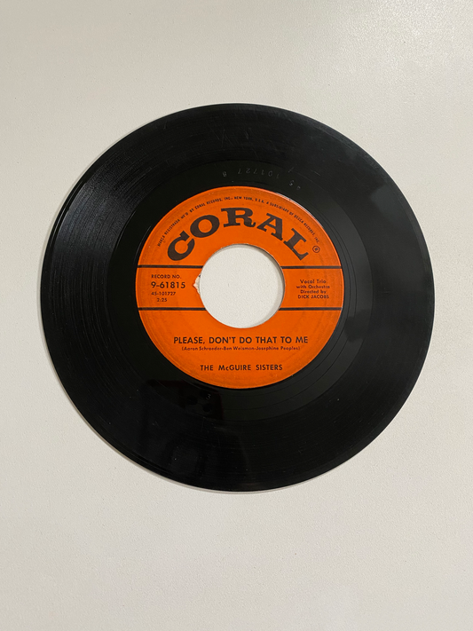 McGuire Sisters, The - Drownin' in Memories | 45 The Vintedge Co.