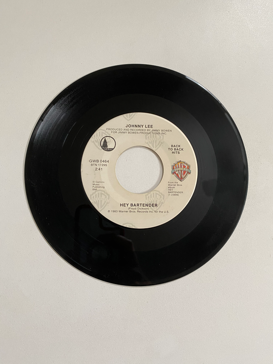 Johnny Lee - Hey Bartender | 45 The Vintedge Co.