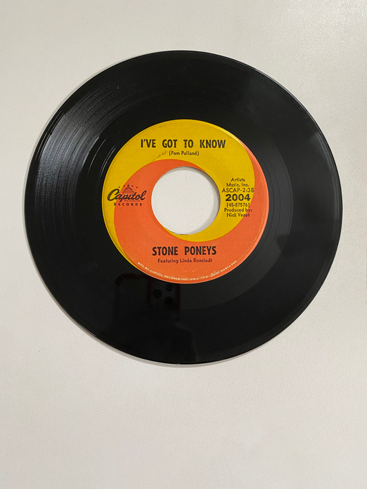 Stone Poneys - I've Got to Know | 45 The Vintedge Co.