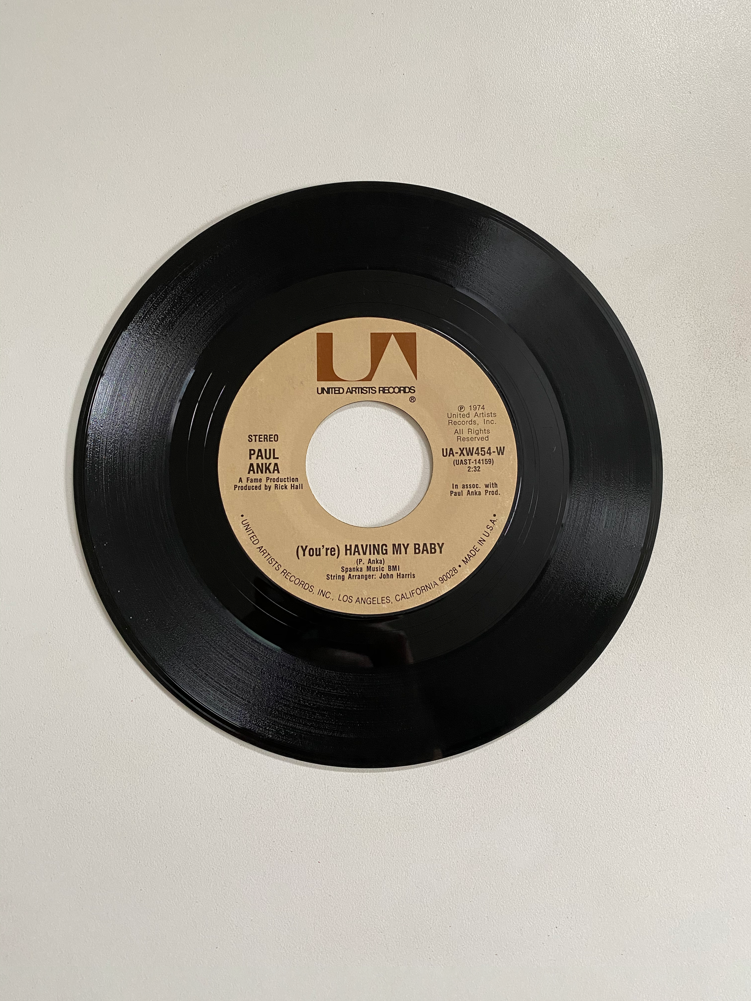 Paul Anka - (You're) Having My Baby | 45 The Vintedge Co.